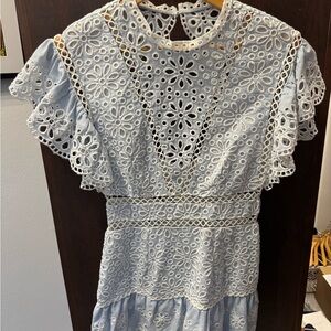 Chic Lace Floral Dress